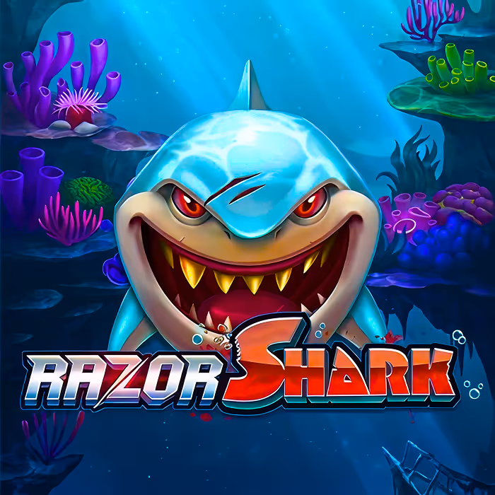 Razor Shark slot - underwater adventure with shark symbols and bonus rounds